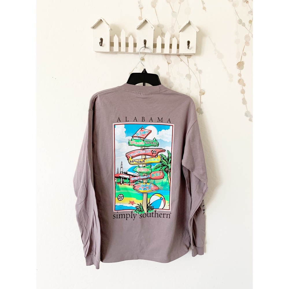 Simply Southern Alabama Long Sleeve Top